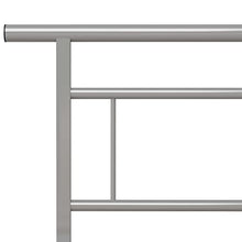 vidaXL Giroletto Grigio in Metallo 160x200 cm