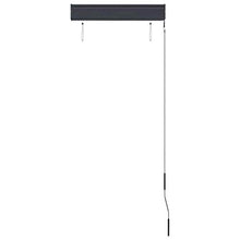 vidaXL - Tenda avvolgibile per esterni, 60 x 250 cm, colore: blu e bianco