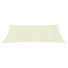 vidaXL Vela Parasole 160 g/m² Crema 2x5 m in HDPE
