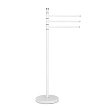 METAFORM Piantana Porta Asciugamani Portasalviette in Acciaio Bianco MOD. Windor