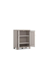Keter Armadio Basso Gulliver Xl con 2 Ripiani Regolabili, Beige, 80 x 44 x 100 cm
