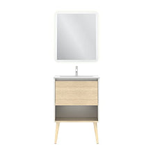 Amizuva Nara Mobile da bagno, in legno, 60 cm, 3 pezzi