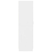 Tidyard Armadio Bianco Lucido 80x52x180 cm in Truciolato