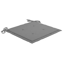 vidaXL Set da Pranzo Giardino Pieghevole 3 pz Cuscino Massello di Teak
