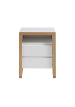 Robas Lund Comodino, Bianco, BxHxT 48x60x40