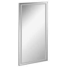 Fackelmann - Set di mobili da Bagno per Ospiti con lavabo in Ceramica e Specchio da Bagno a LED, 45 cm, 3 Pezzi, Colore: Marrone Chiaro