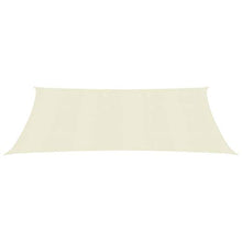 vidaXL Vela Parasole 160 g/m² Crema 4x5 m in HDPE