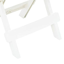 E E-NICES Tavolo da Giardino Pieghevole Bianco 45x43x50 cm in Plastica