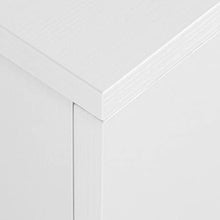 Yaheetech Comodino Camera da Letto Comodino Bianco con 3 Cassetti Cassettiera in Legno MDF Mobile da Letto Portaoggetti 60 x 40 x 35 cm