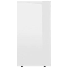 vidaXL Credenza Bianco Lucido 120x36x69 cm in Truciolato