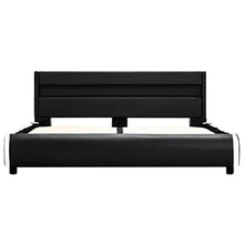 SKM Giroletto con LED Nero in Similpelle 140x200 cm (45.6kg)