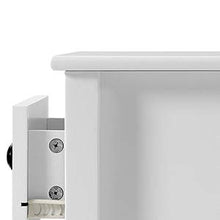 Belupai Comodino Bianco Comò Cassettiera Camera da Letto Comodino