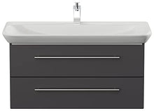 emotion Lavabo con mobiletto, Legno, Antracite Lucido, 100x45x41,6 cm, 2 unità
