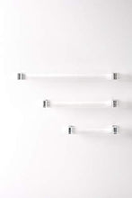 Kartell Rail, Portasciugamani in plastica, 7.5x30x4 cm, Cristallo