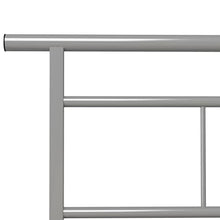 vidaXL Giroletto Grigio in Metallo 90x200 cm