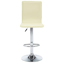 vidaXL Sgabelli da Bar 2 pz Crema in Similpelle