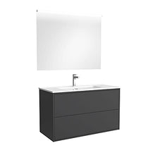 Salgar Optimus Set Mobile da Bagno, Truciolato, Nero Opaco, Extra Grande