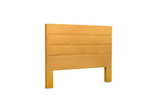 Venditadimobilionline - TESTIERA QUADRATE Velvet con Gambe Senape