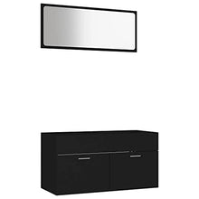 vidaXL Set Mobili da Bagno 2 pz Grigio in Truciolato