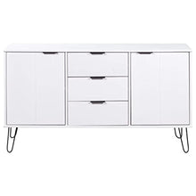 vidaXL Credenza New York Range Bianca in Massello di Pino
