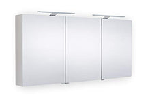 Generisch Mars - Lampada a specchio in alluminio Primo, 1200 x 700 x 155 mm