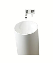 Lavabo d'appoggio a libera installazione in luxolid Ø 43.2 cm - cy-free