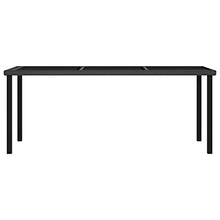 vidaXL Tavolo da Pranzo da Giardino Grigio 70x70x73 cm in Polyrattan