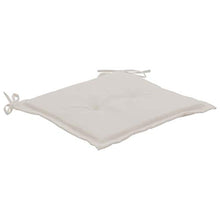 UnfadeMemory Cuscini per Panca da Giardino 2 pz Crema 50x50x3 cm