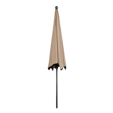 QUICK STAR - Ombrellone da Balcone, Rettangolare, Pieghevole, 2 x 1,25 m, Colore: Sabbia