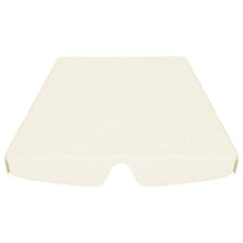 Oushome Baldacchino per Dondolo Giardino Crema 192x147 cm 270 g/m2