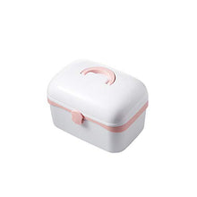 Xaviera - Armadietto per medicinali portatile, grande capacità, multistrato, per uso domestico, scatola medicina, colore: Bianco