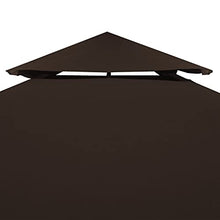 vidaXL - Tela Superiore a Doppio Strato, 310 g/m2, 4 x 3 m, Colore: Marrone