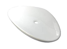 1 lavabo in ceramica ovale per bagno 59 cm L x 39 cm B