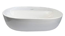KERAMIK Lavabo ovale in ceramica, 500 x 380 x 120 mm