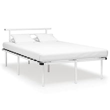vidaXL Giroletto Bianco in Metallo 120x200 cm