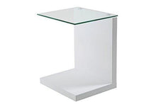 AC Design Furniture, Michel, Tavolino, Bianco, 40 x 50 x 35 cm - Arredi Casa