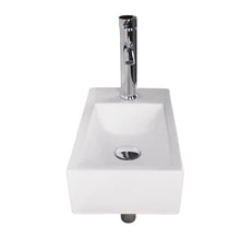 Home Supplies - Armadietto da bagno da parete per armadio, lavabo in ceramica, con rubinetto, trappola per bottiglie e scarico a scomparsa (rubinetto a destra)