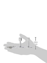 SPLASH _ METAL | Ø16 | 2 Supports Tête de Lit 5 CM | Gris Galet Mat