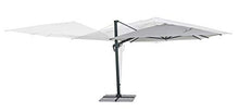 Bizzotto Ombrellone Braccio Ines 3x4 Ant-Grigio Chiaro T cod.0795606