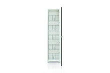 Dmora Armadio scarpiera 1 Anta, Legno + Specchio, 43 x 18 x 191 cm