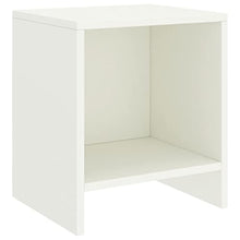 vidaXL Comodino Bianco 35x30x40 cm in Legno Massello di Pino