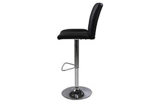 Amazon Brand - Movian Sarnen - Set da 2 sgabelli da bar, 52 x 41,5 x 115 cm (Lu x La x A), nero