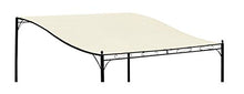 TUTTOPERGOLE Ricambio Telo PVC Bianco 300 CM X 250 CM per Gazebo Pergola in Ferro