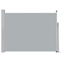 Festnight Tenda da Sole Laterale per Patio, Tende da Sole Paravento Laterale 120x500 cm Grigia