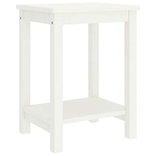 vidaXL Comodini 2pz Bianco 35x30x47 cm Pino Massello