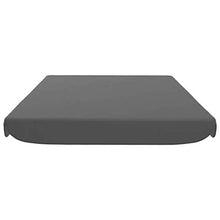 VidaXL - Tetto di ricambio per altalena da giardino, 192 x 147 cm, colore: Nero