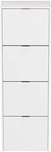 MYYINGELE Scarpiera/Armadio/Organizer a   4 Ante 25 x 52 x 163 cm   Bianco