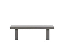 Beliani Set Mobili da Giardino Tavolo e 2 Panchine in Cemento Grigio TARANTO