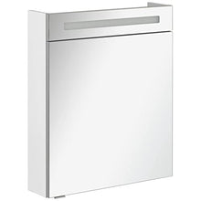 Facchellmann B.Clever - Set di mobili da bagno, 2 pezzi, 60 cm, con mobiletto sottolavello, in marmo pressofuso e armadietto a LED