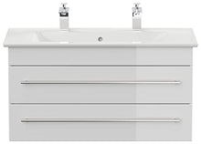 Mobile bagno ,lavabo Villeroy & Boch Venticello 100cm bianco lucido,doppio